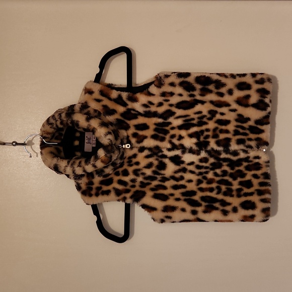 Toddler Girls Cheetah Print Vest - Picture 1 of 5